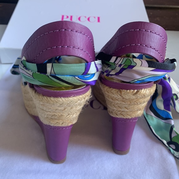 Emilio Pucci wedge sandals - Picture 4 of 10